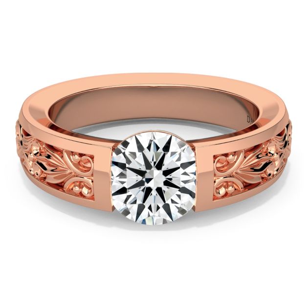 Norme de Danhov  Engagement Ring for Men in 18k Rose Gold