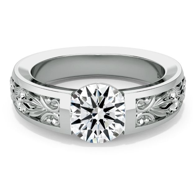 Norme de Danhov Engagement Ring for Men in Platinum