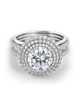 Danhov Couture Couture Engagement Ring in Platinum