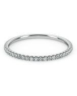 Danhov Abbraccio Classic Wedding Band in 14k White Gold