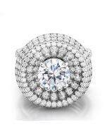 Danhov Couture Couture Engagement Ring in 14k White Gold