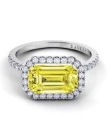 Danhov Per Lei Diamond Ring for Women in 14k White Gold