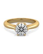 Danhov Classico Engagement Ring in 14k Yellow Gold