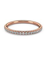 Norme de Danhov Wedding Band in 18k Rose Gold