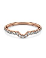 Norme de Danhov Wedding Band in 18k Rose Gold