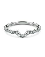 Norme de Danhov Wedding Band in Platinum 