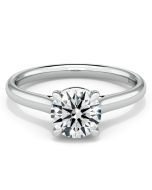 Norme de Danhov Engagement Ring in 14k White Gold