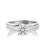 Danhov Unito Diamond Engagement Ring in Platinum