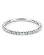 Danhov Classico Unique Handmade Wedding Band in 18k White Gold