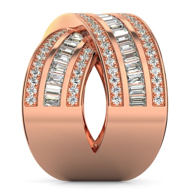 Norme de Danhov Wedding Band in 14k Rose Gold