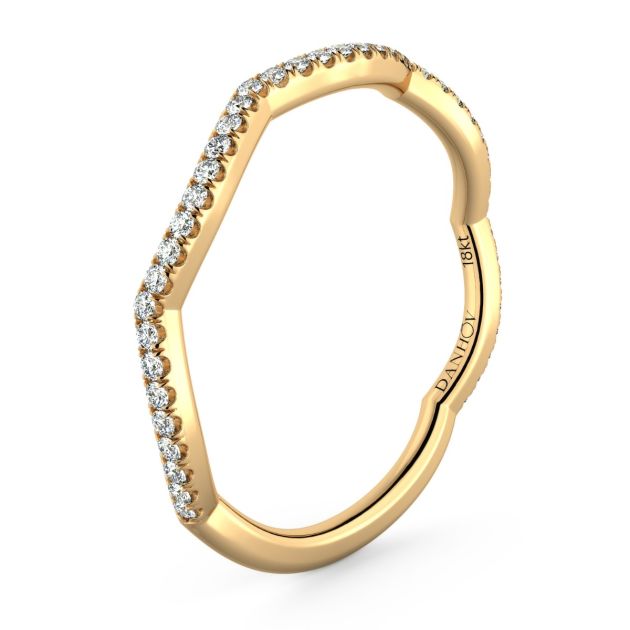 Norme de Danhov Wedding Band in 14k Yellow Gold