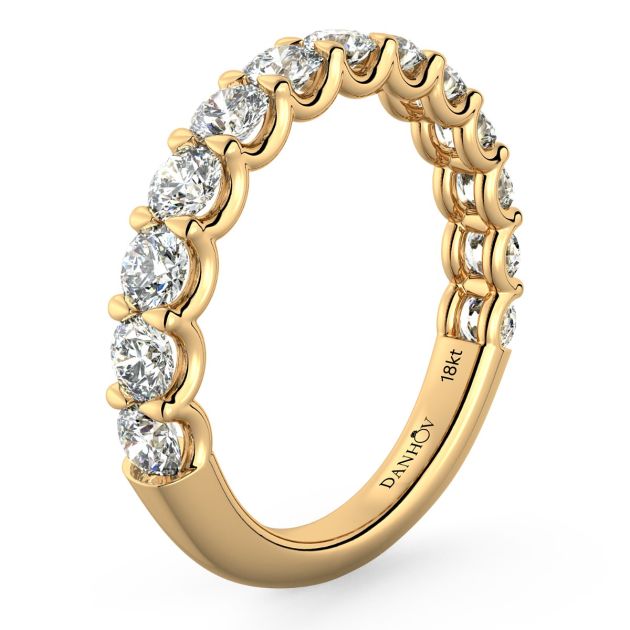 Norme Danhov  Wedding Band for Her in 14k Yellow Gold