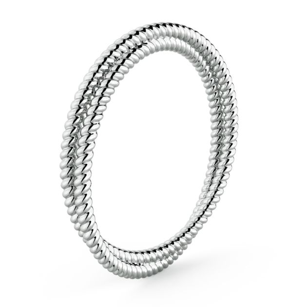 Danhov Eleganza Delicate Wedding Band in 14k White Gold