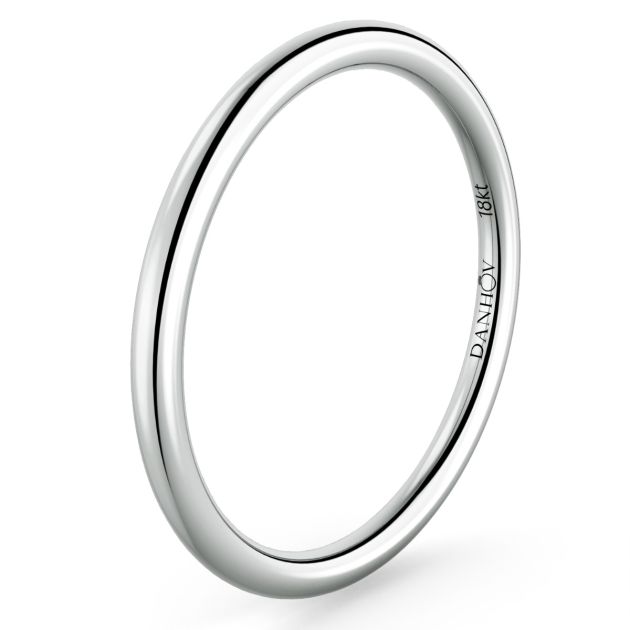 Norme De Danhov Wedding Band in 14k White Gold