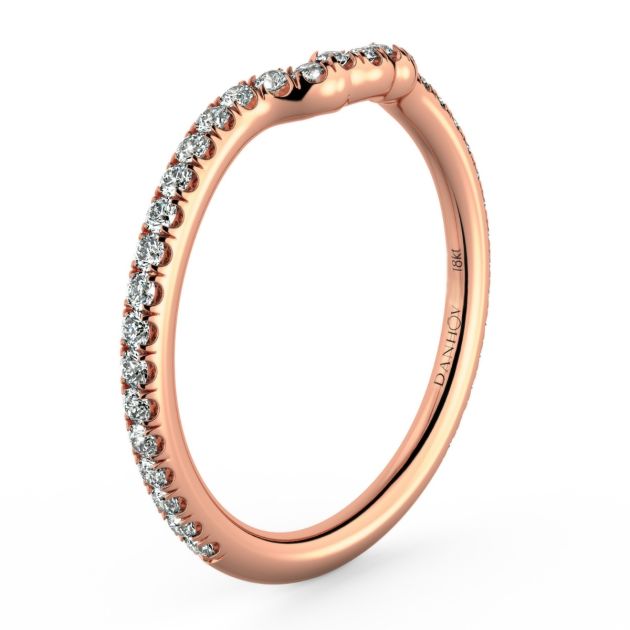 Norme de Danhov Wedding Band in 14k Rose Gold