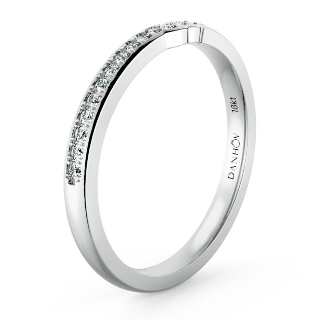 Norme de Danhov Wedding Band in Platinum