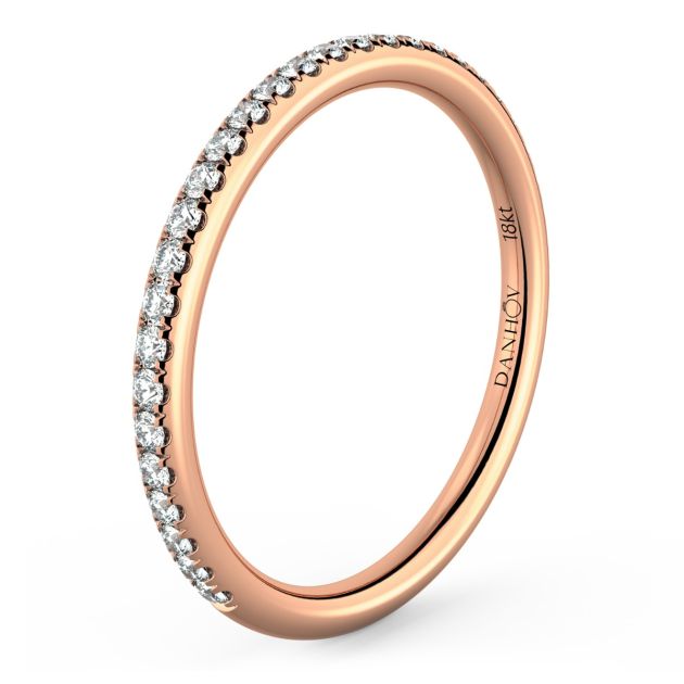 Norme de Danhov Wedding Band in 14k Rose Gold