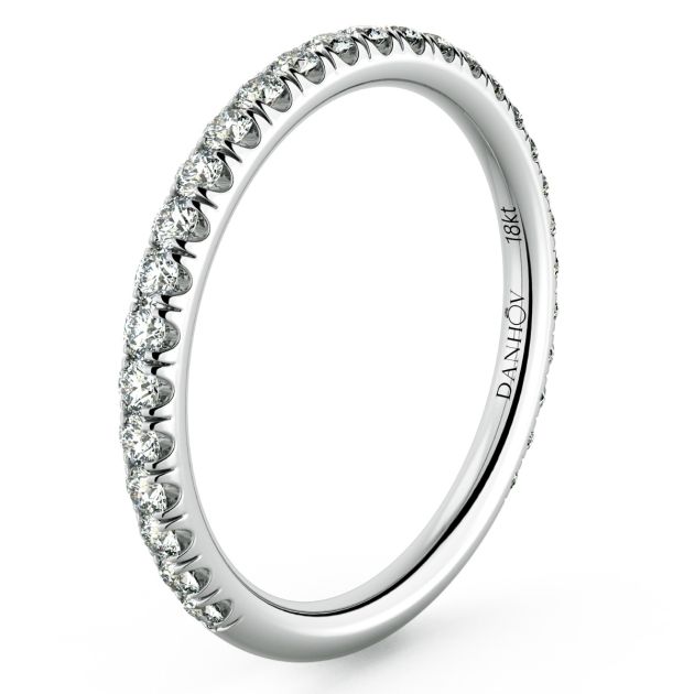 Norme de Danhov Wedding Band in Platinum