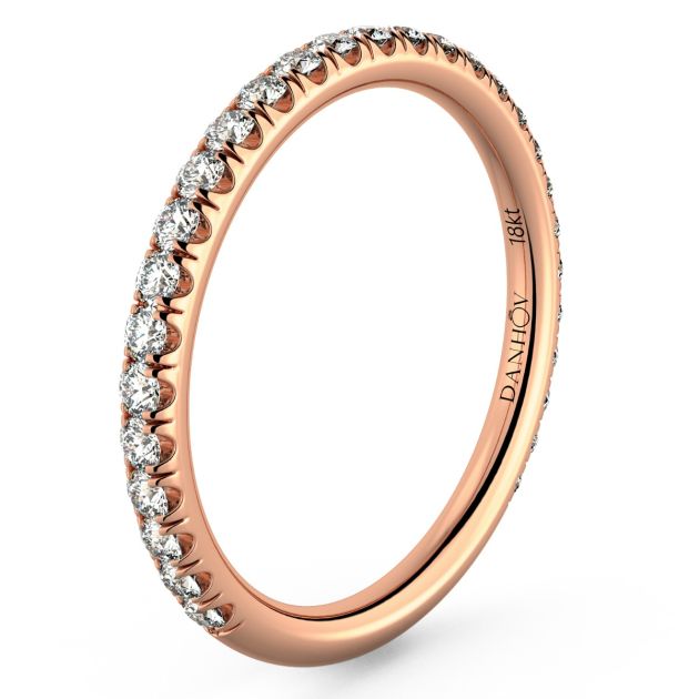 Norme de Danhov Wedding Band in 18k Rose Gold