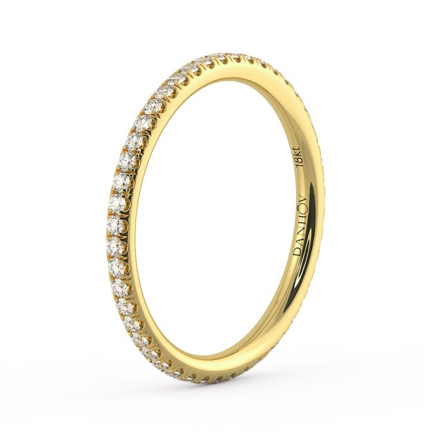 Norme de Danhov Wedding Band in 18k Yellow Gold