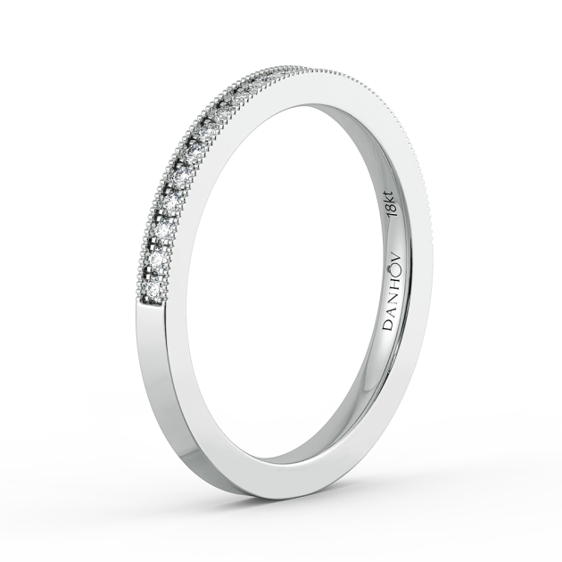 Danhov Per Lei Wedding Ring for Her in 14k White Gold