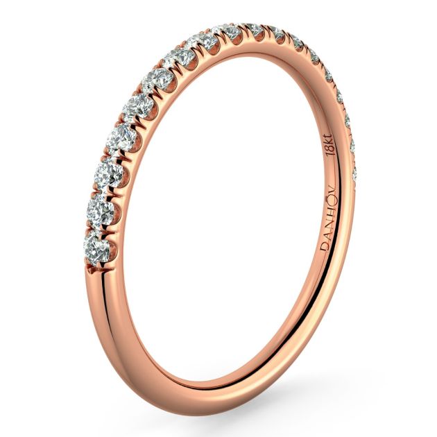 Norme de Danhov Wedding Band in 14k Rose Gold