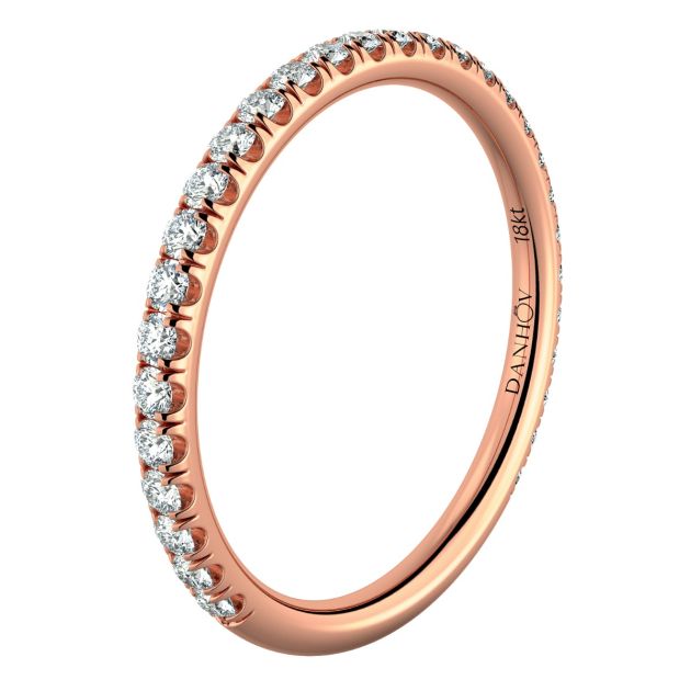 Norme de Danhov Wedding Band in 18k Rose Gold