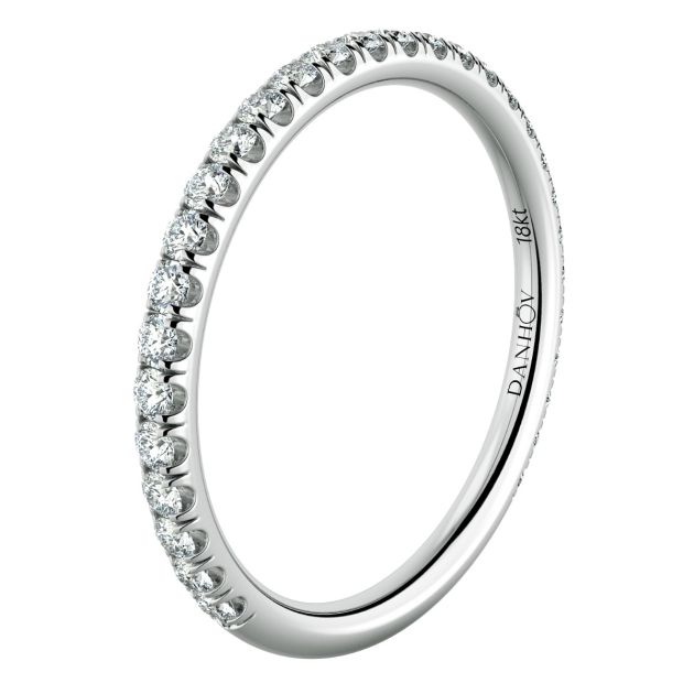 Norme de Danhov Wedding Band in Platinum