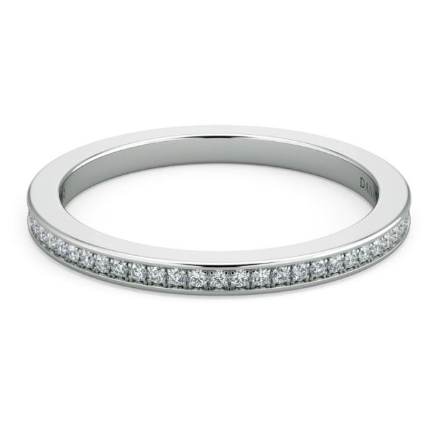 Norme de Danhov Diamond Wedding Band in Platinum 