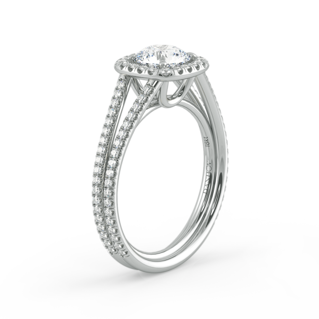 Danhov Per Lei Engagement Ring in Platinum