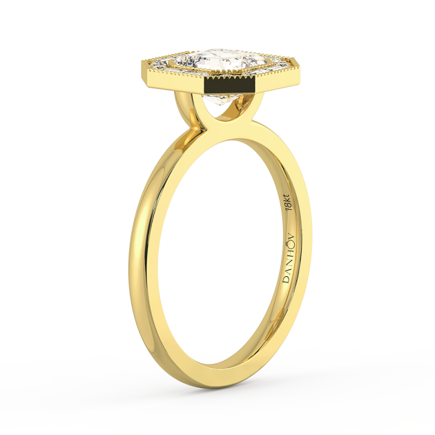Danhov Per Lei Engagement Ring in 14k Yellow Gold