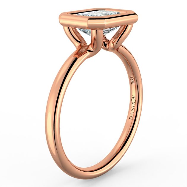 Norme de Danhov  Engagement Ring for Women in 14k Rose Gold