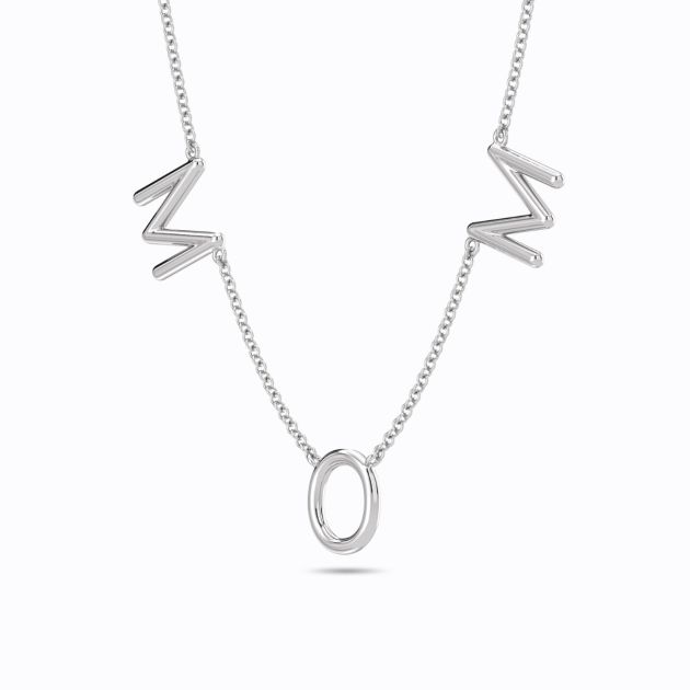 Norme de Danhov Mom Pendant in 14k White Gold