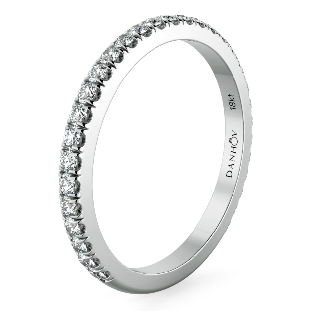 Norme de Danhov Wedding Band in Platinum