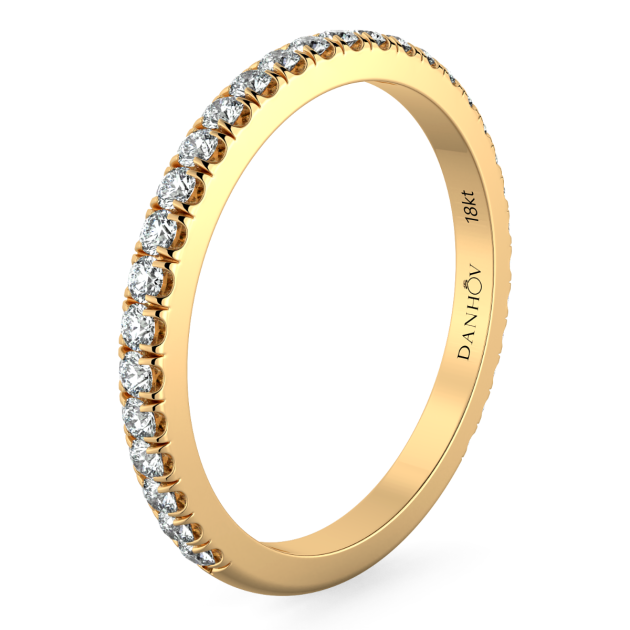 Norme de Danhov Wedding Band in 18k Yellow Gold