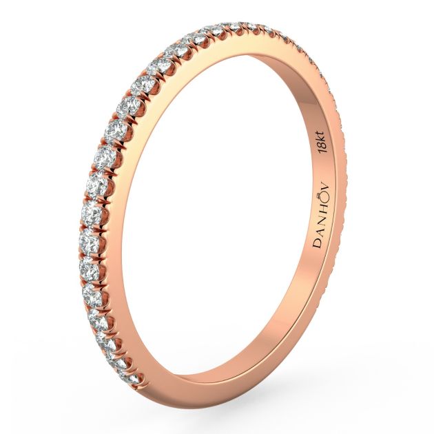 Norme de Danhov Wedding Band in 14k Rose Gold