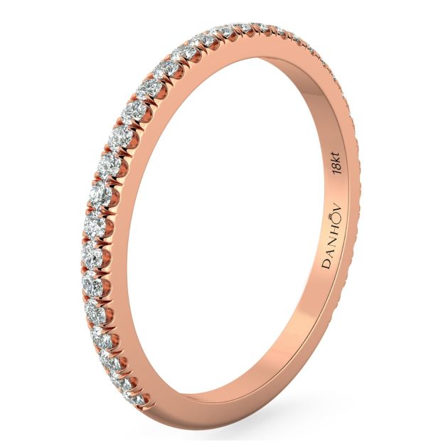 Norme de Danhov Wedding Band in 18k Rose Gold