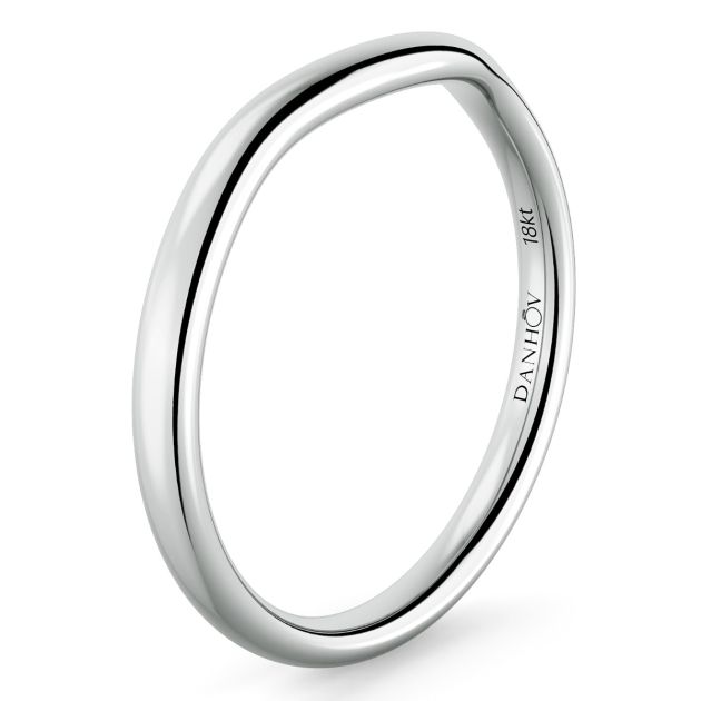 Norme de Danhov Wedding Band in 14k  White Gold