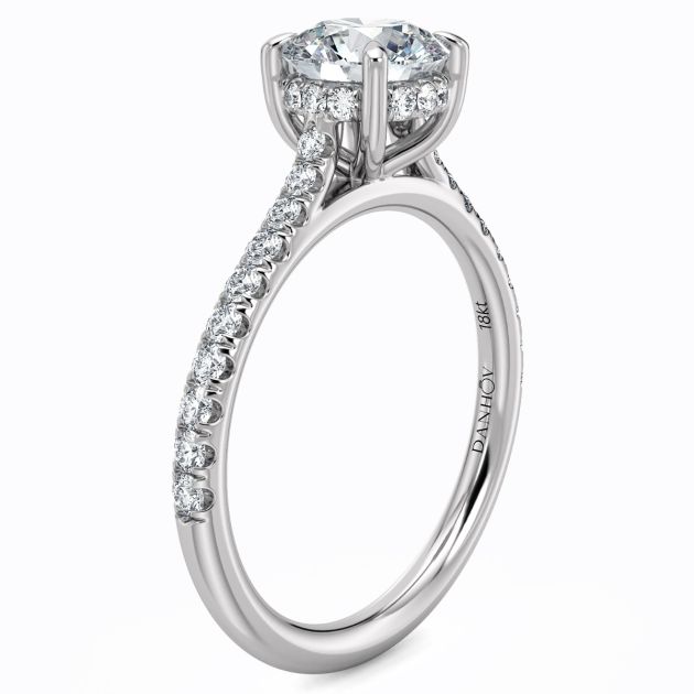 Norme de Danhov  Engagement Ring for Women in  platinum