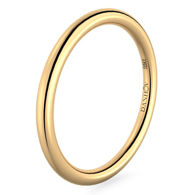 Norme de Danhov Classic Wedding Band in 14k Yellow Gold