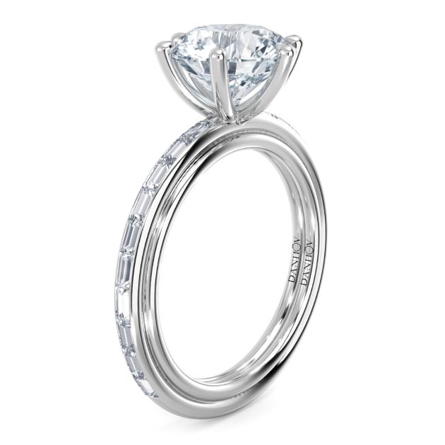 Danhov Unito Diamond Engagement Ring in 18KT white Gold