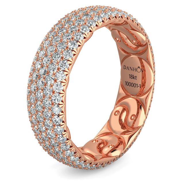 Danhov Yin-Yang Fashion Band in 14k Rose Gold