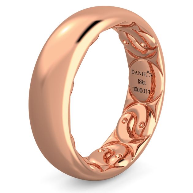 Danhov Yin-Yang Fashion Band in 18k Rose Gold