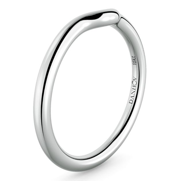 Norme de Danhov Wedding Band in 14k White Gold