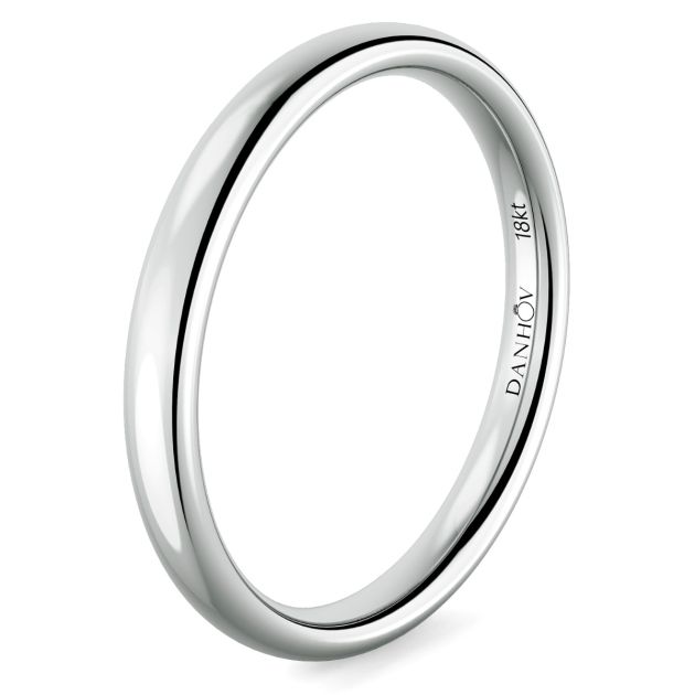 Norme de Danhov Wedding Band in 14k White Gold
