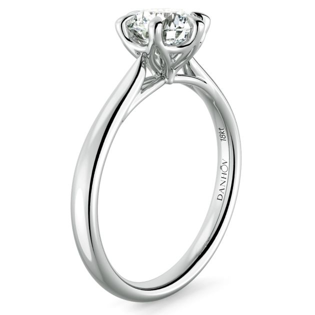 Norme de Danhov  Engagement Ring for Women in Platinum 