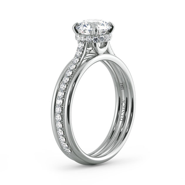 Danhov Unito Diamond Engagement Ring in Platinum