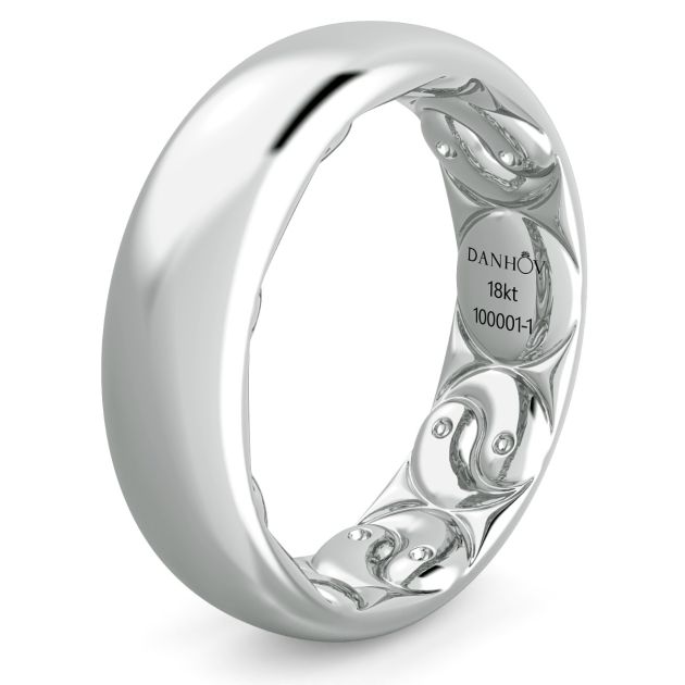 Danhov Yin-Yang Fashion Band in Platinum