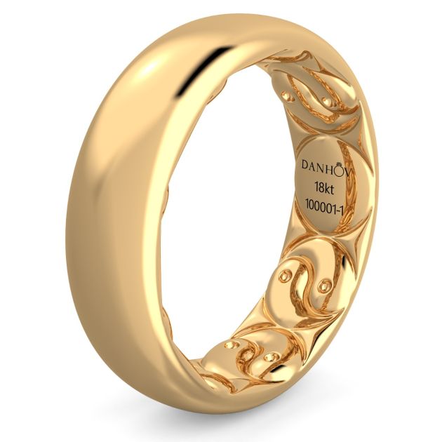 Danhov Yin-Yang Fashion Band in 18k Yellow Gold