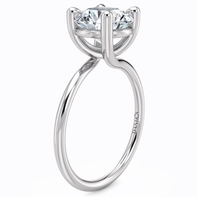 Danhov Eleganza Designer Engagement Ring in Platinum